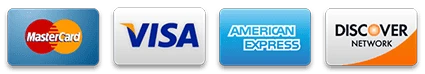 Accepted payment cards: Visa, Mastercard, American Express and Discover